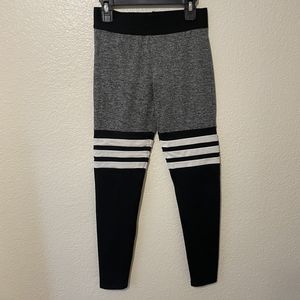 Bombshell Sportswear Gray and Black Leggings